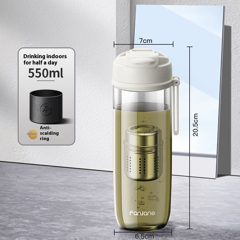 TeaFlow Pro™ – Magnetic Tea Infuser Bottle