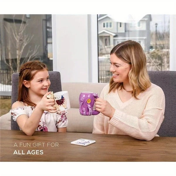 Let’s Get Kraken™ – Funny 3D Octopus Mug & Coaster Gift Set