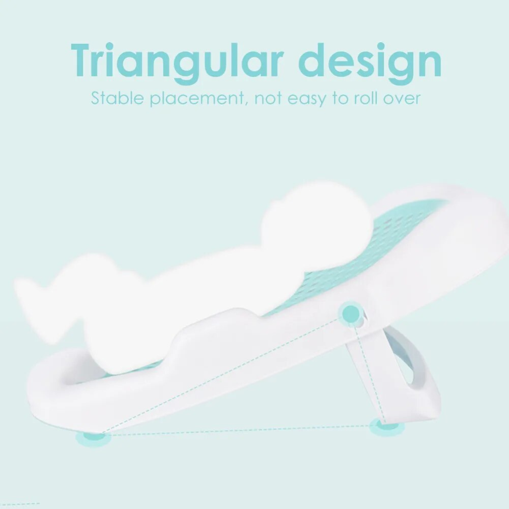 Anti-Slip Adjustable Baby Bath Support™ – Secure & Comfy Infant Bath Cushion