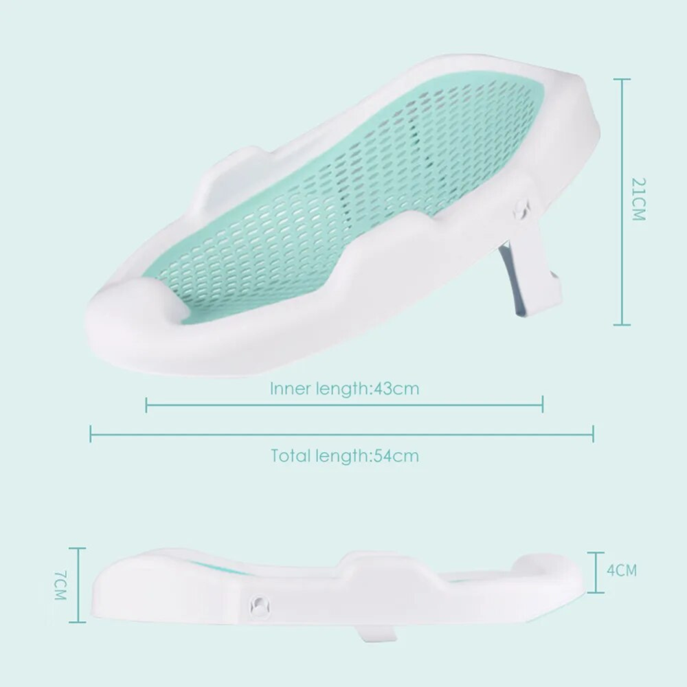 Anti-Slip Adjustable Baby Bath Support™ – Secure & Comfy Infant Bath Cushion