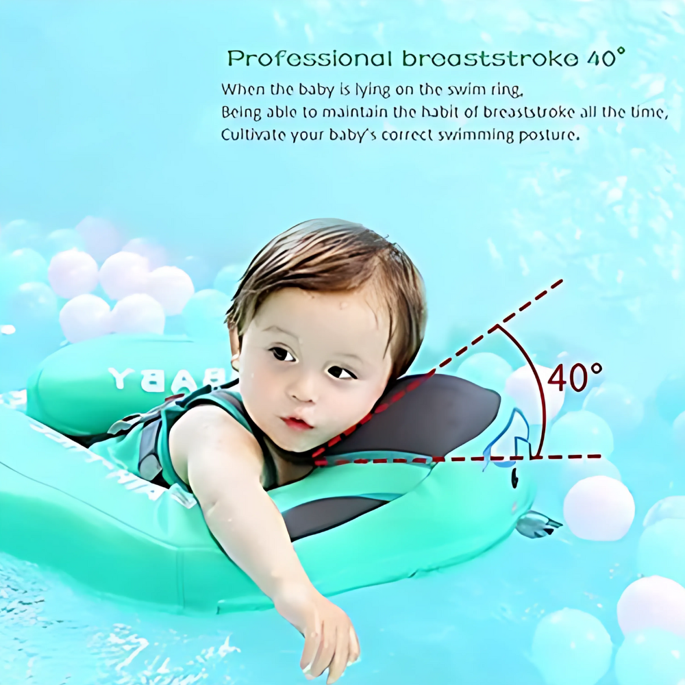 AquaBuddy Deluxe Baby Swim Float™ with Sun Canopy
