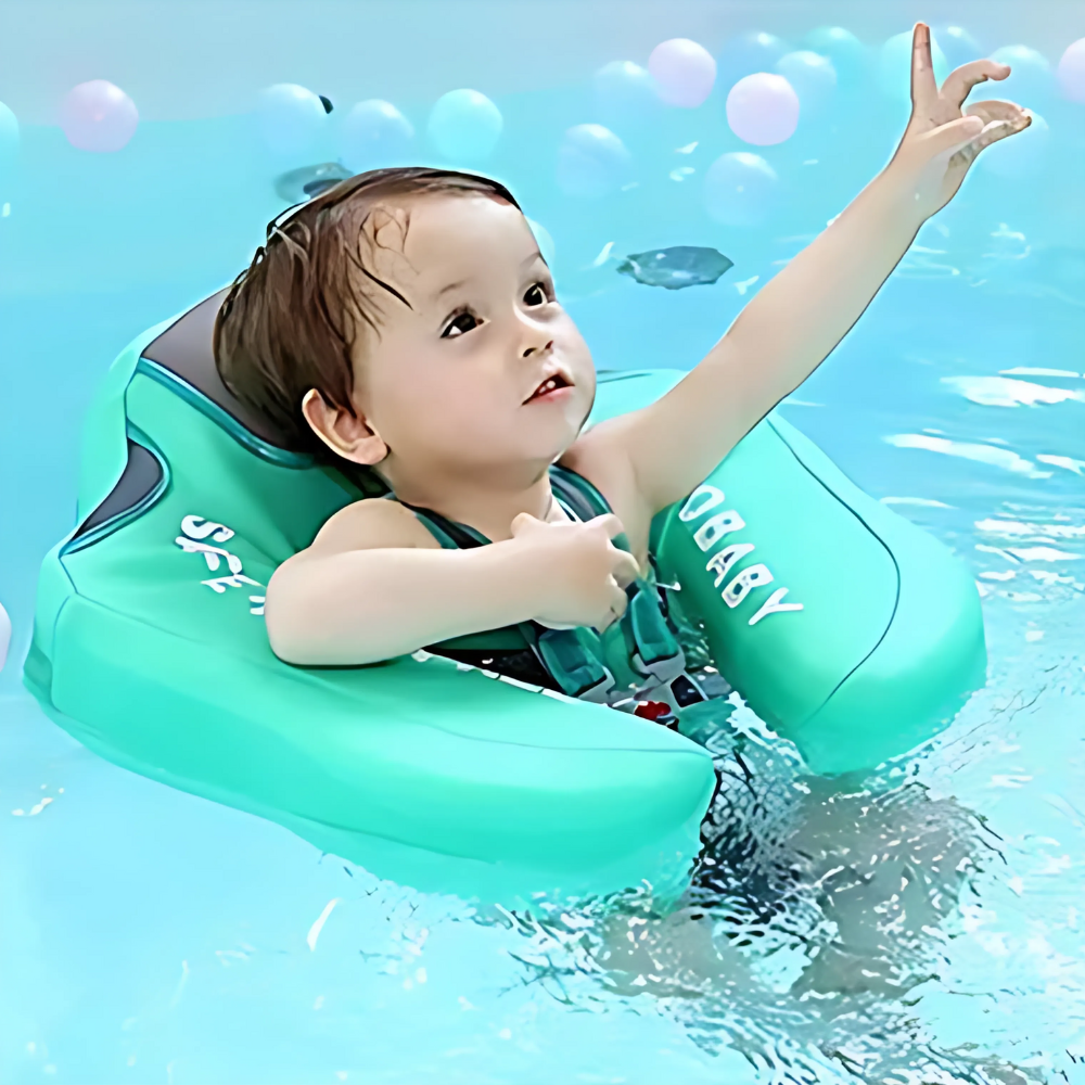 AquaBuddy Deluxe Baby Swim Float™ with Sun Canopy
