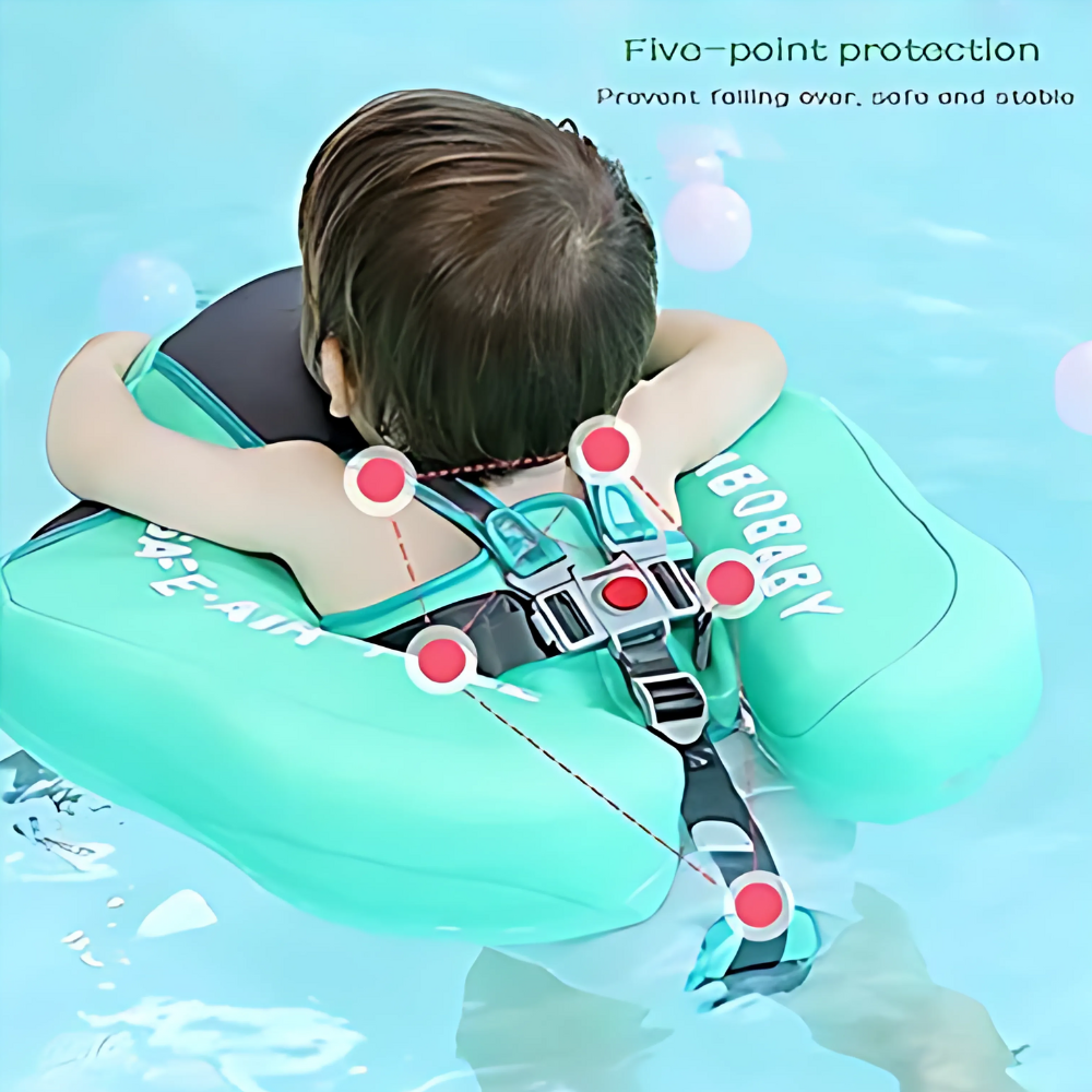AquaBuddy Deluxe Baby Swim Float™ with Sun Canopy