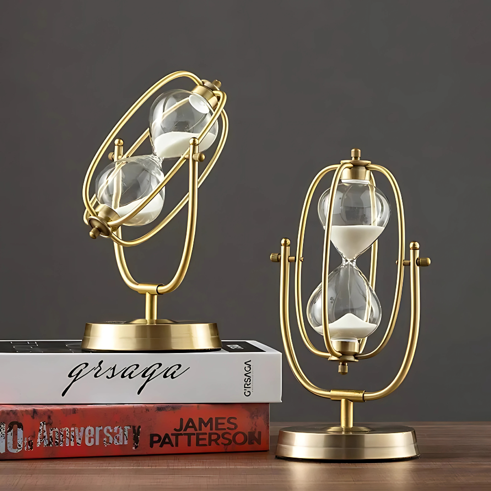 ChronoSphere 360° Rotating Metal Sand Hourglass™