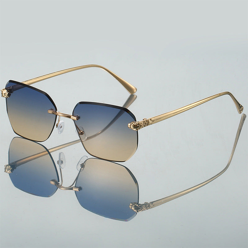 LeopardLux Charm™ - Frameless Sunglasses