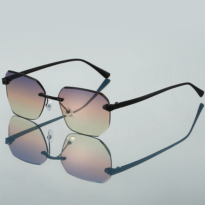 LeopardLux Charm™ - Frameless Sunglasses