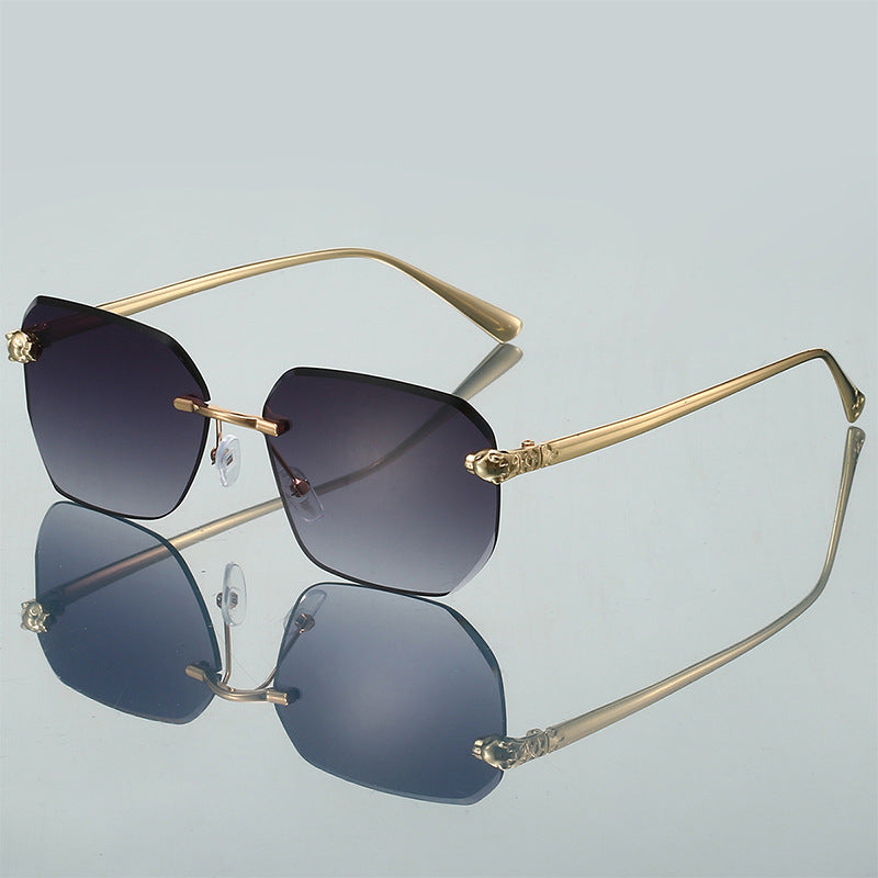 LeopardLux Charm™ - Frameless Sunglasses