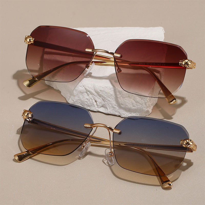 LeopardLux Charm™ - Frameless Sunglasses