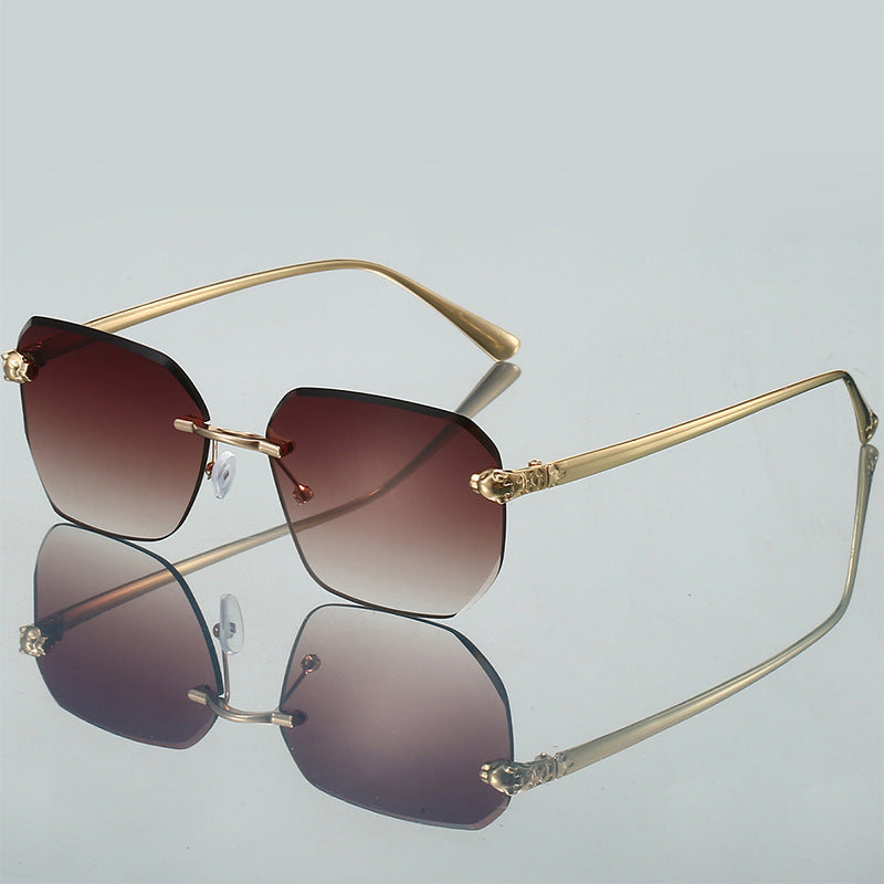 LeopardLux Charm™ - Frameless Sunglasses