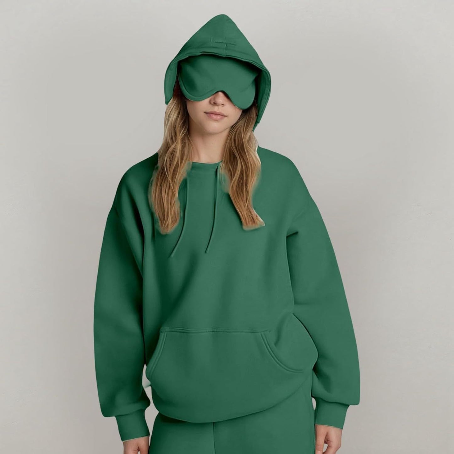 DreamSnug™ – Oversized Hoodie Set with Matching Eye Mask