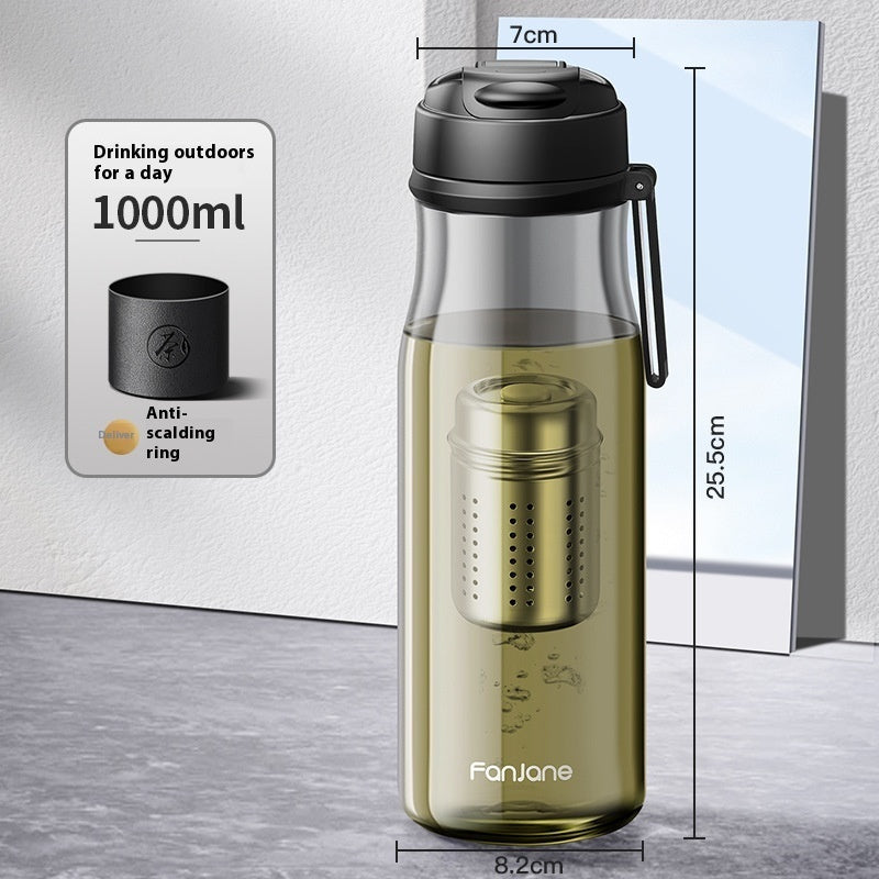 TeaFlow Pro™ – Magnetic Tea Infuser Bottle