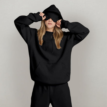 DreamSnug™ – Oversized Hoodie Set with Matching Eye Mask