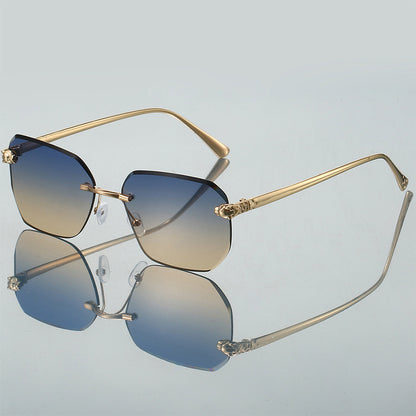 LeopardLux Charm™ - Frameless Sunglasses