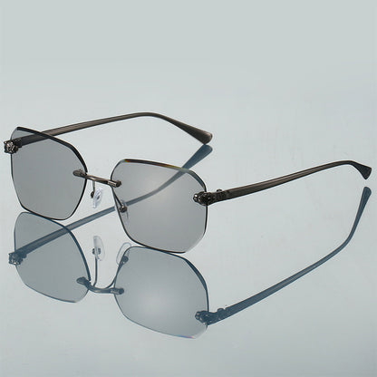 LeopardLux Charm™ - Frameless Sunglasses