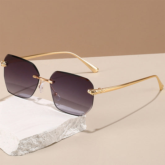 LeopardLux Charm™ - Frameless Sunglasses
