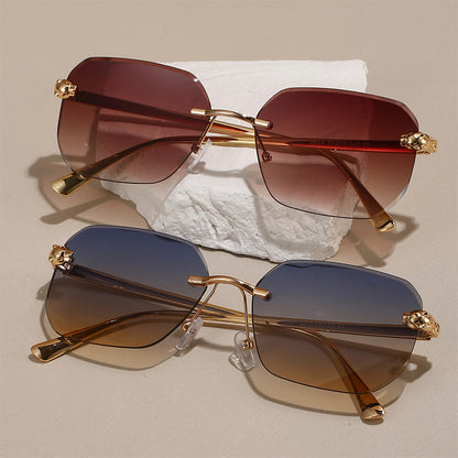 LeopardLux Charm™ - Frameless Sunglasses