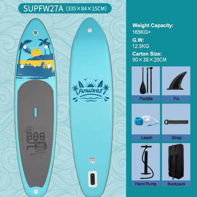 AquaGlide™ - Inflatable Stand Up Paddle Board Kit