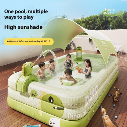 AquaPlay™ – Thickened Outdoor Inflatable Swimming Pool for Kids & Family Fun