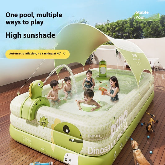 AquaPlay™ – Thickened Outdoor Inflatable Swimming Pool for Kids & Family Fun