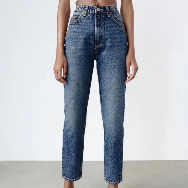 Comfort Chic High-Waist Jeans